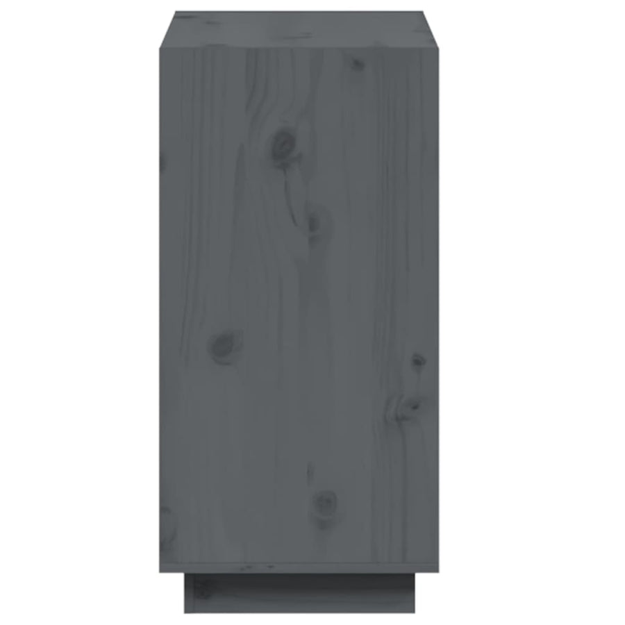Boekenkast Massief Grenenhout 60 x 35 x 71 cm Grijs