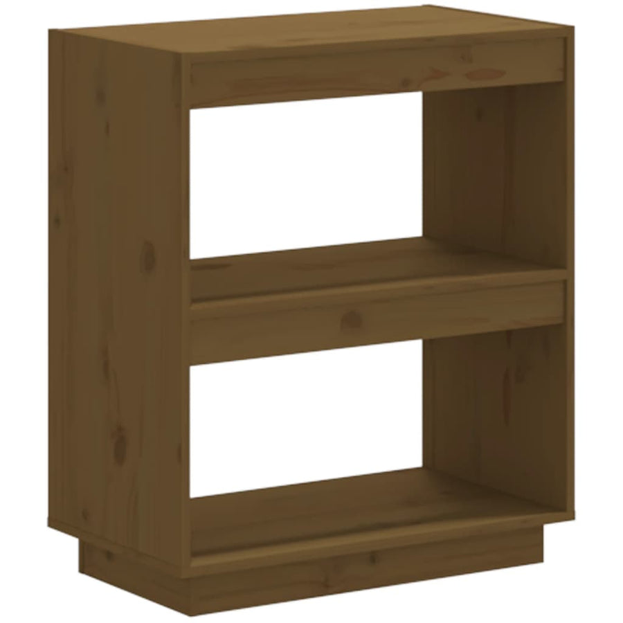 Boekenkast Massief Grenenhout 60 x 35 x 71 cm Honingbruin