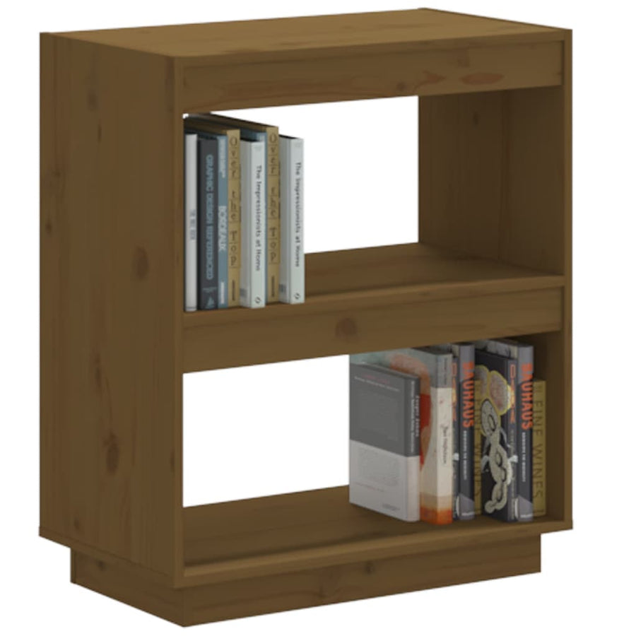 Boekenkast Massief Grenenhout 60 x 35 x 71 cm Honingbruin