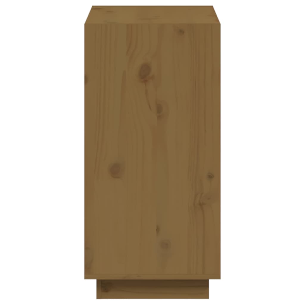 Boekenkast Massief Grenenhout 60 x 35 x 71 cm Honingbruin