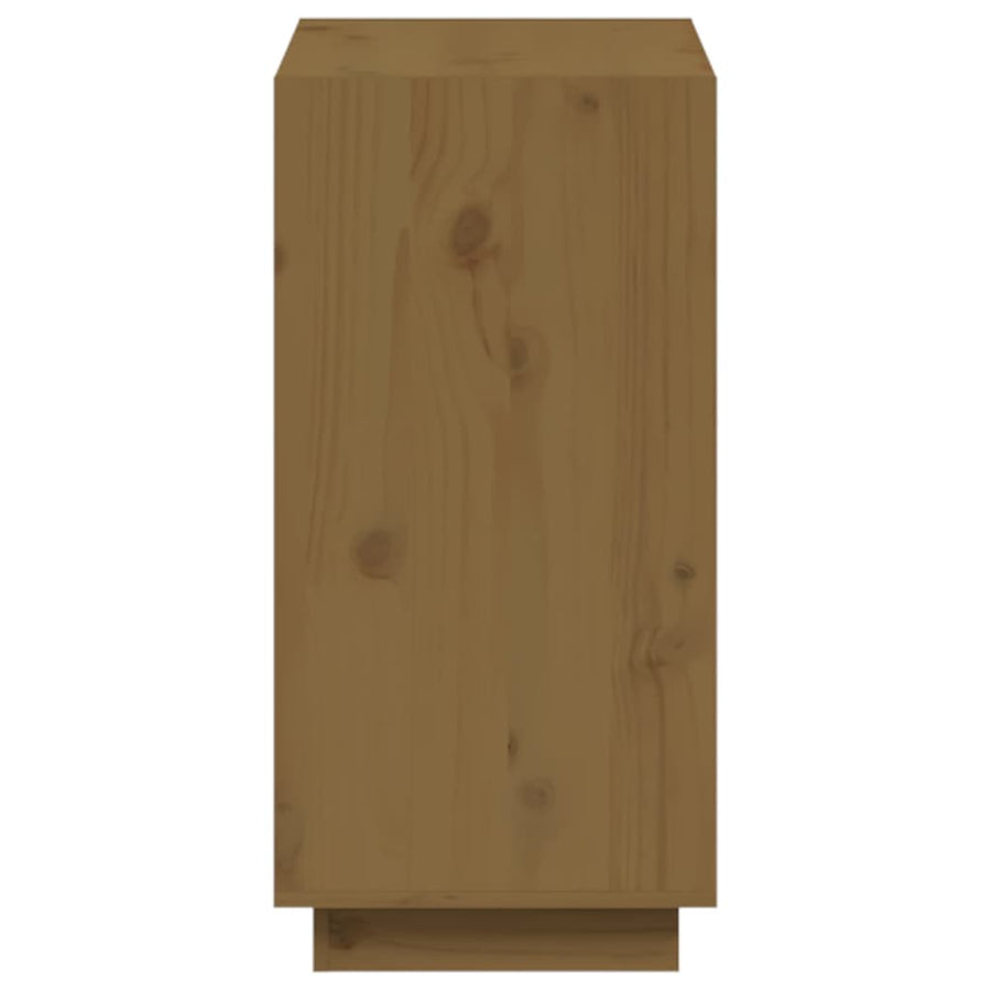 Boekenkast Massief Grenenhout 60 x 35 x 71 cm Honingbruin
