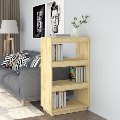 Boekenkast / Kamerscherm Massief Grenenhout 60 x 35 x 103 cm Naturel