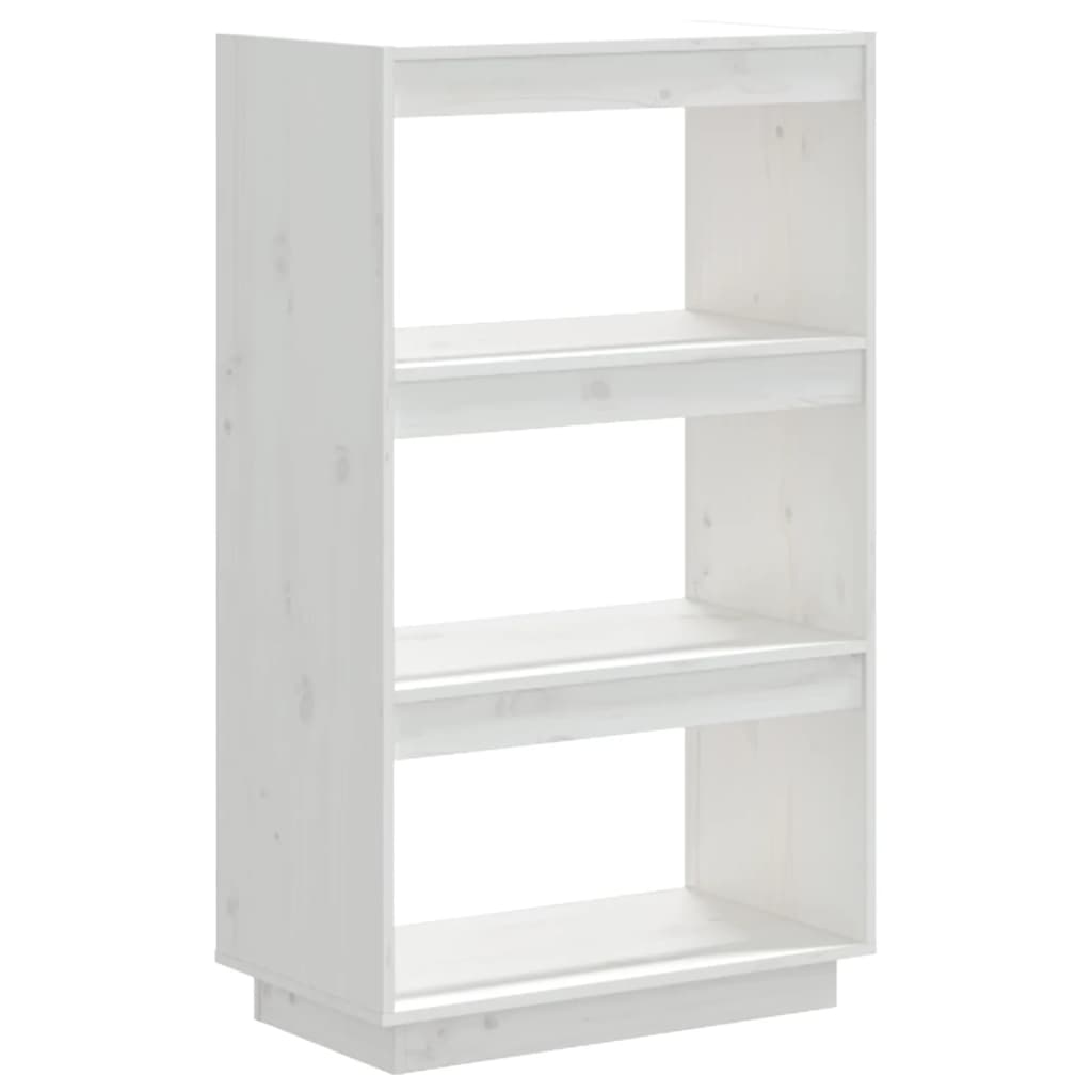 Boekenkast/Kamerscherm Massief Grenenhout 60 x 35 x 103 cm Wit