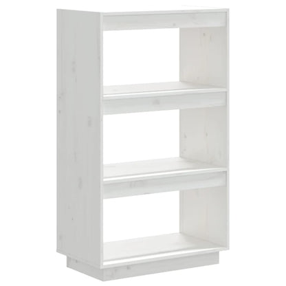 Boekenkast/Kamerscherm Massief Grenenhout 60 x 35 x 103 cm Wit