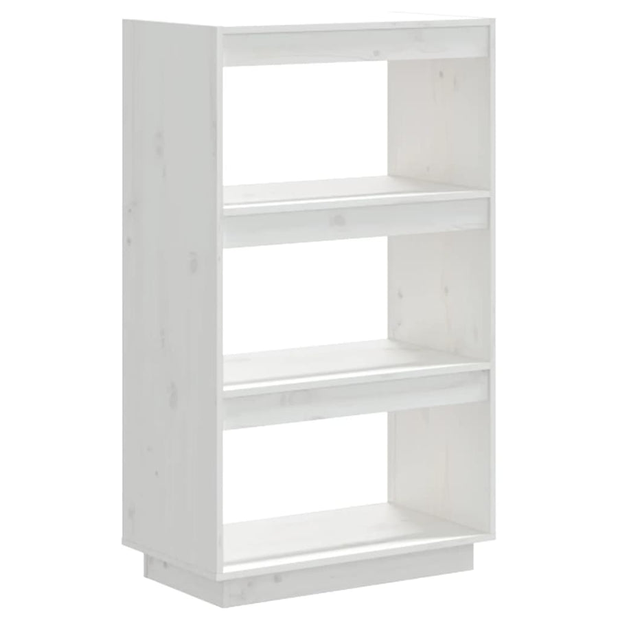 Boekenkast/Kamerscherm Massief Grenenhout 60 x 35 x 103 cm Wit
