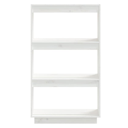 Boekenkast/Kamerscherm Massief Grenenhout 60 x 35 x 103 cm Wit