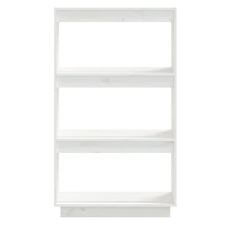 Boekenkast/Kamerscherm Massief Grenenhout 60 x 35 x 103 cm Wit