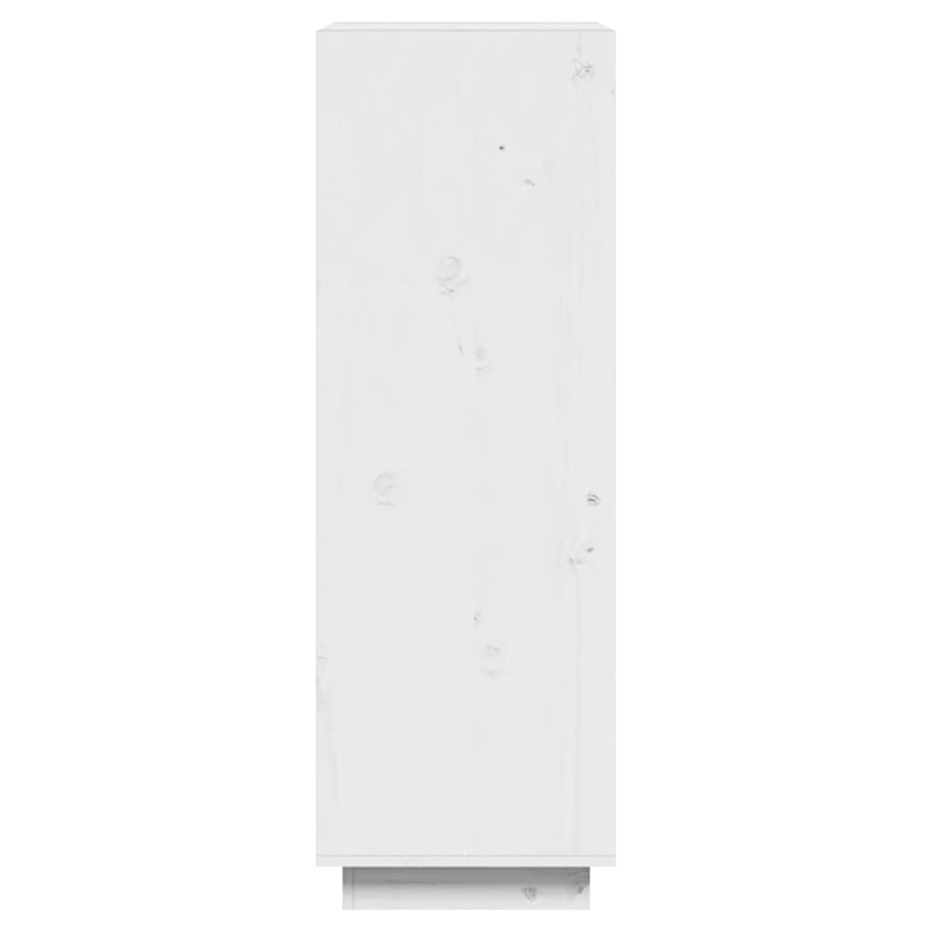 Boekenkast/Kamerscherm Massief Grenenhout 60 x 35 x 103 cm Wit
