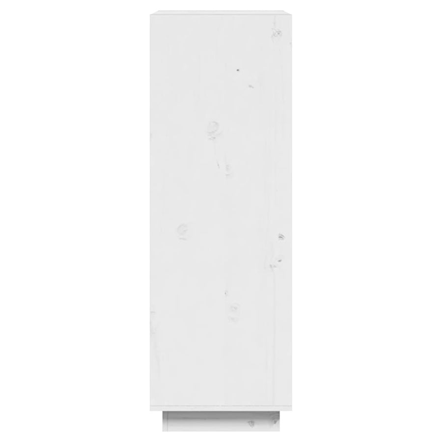 Boekenkast/Kamerscherm Massief Grenenhout 60 x 35 x 103 cm Wit