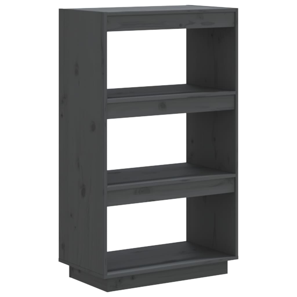 Boekenkast/Kamerscherm Massief Grenenhout 60 x 35 x 103 cm Grijs