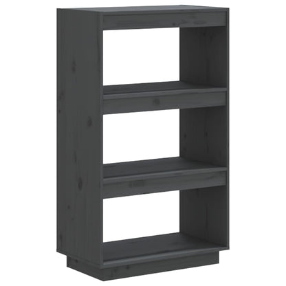 Boekenkast/Kamerscherm Massief Grenenhout 60 x 35 x 103 cm Grijs