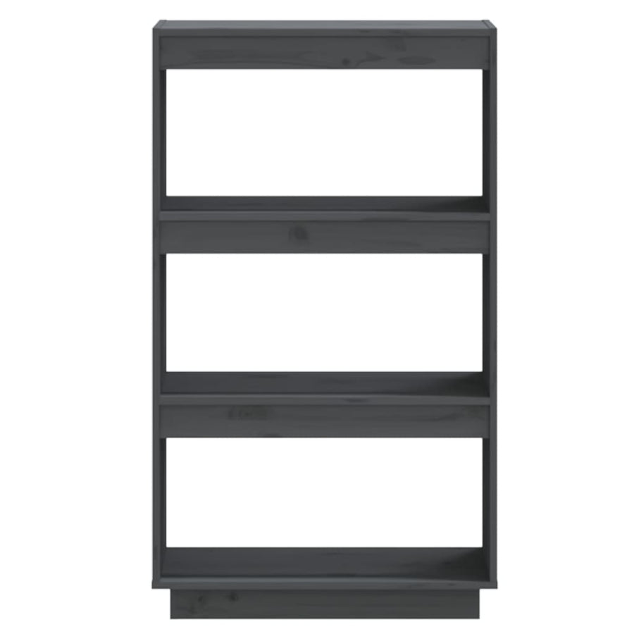Boekenkast/Kamerscherm Massief Grenenhout 60 x 35 x 103 cm Grijs