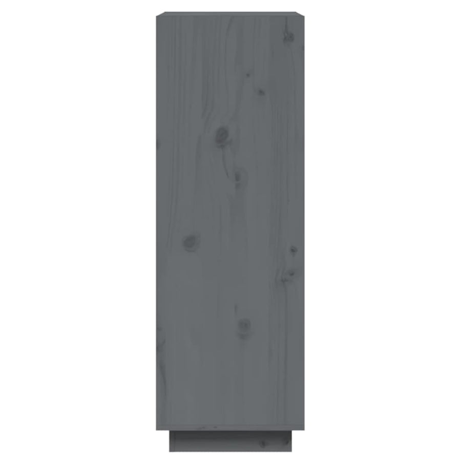 Boekenkast/Kamerscherm Massief Grenenhout 60 x 35 x 103 cm Grijs