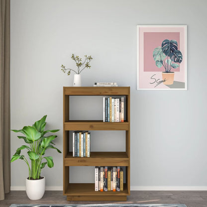 Boekenkast/Kamerscherm Grenenhout 60 x 35 x 103 cm Honingbruin