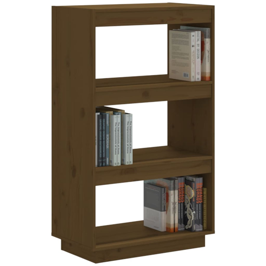 Boekenkast/Kamerscherm Grenenhout 60 x 35 x 103 cm Honingbruin
