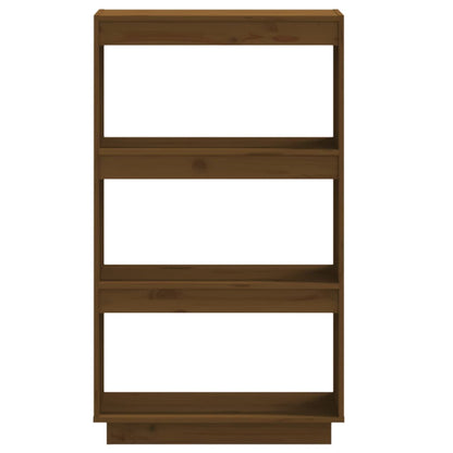 Boekenkast/Kamerscherm Grenenhout 60 x 35 x 103 cm Honingbruin