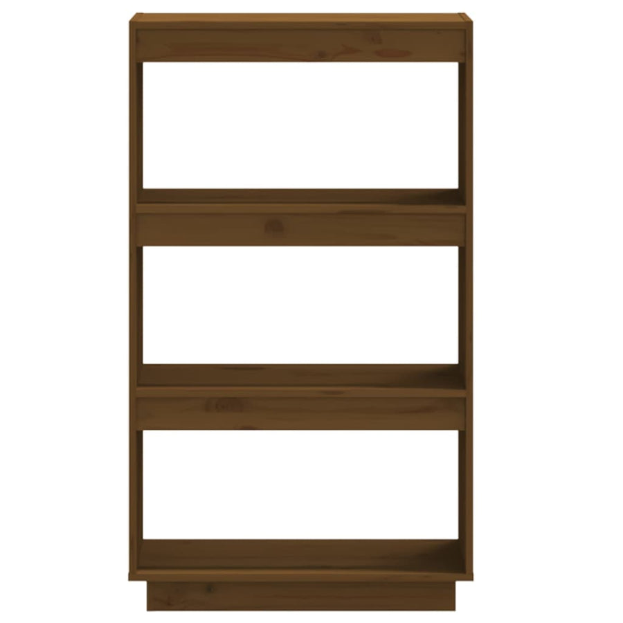 Boekenkast/Kamerscherm Grenenhout 60 x 35 x 103 cm Honingbruin
