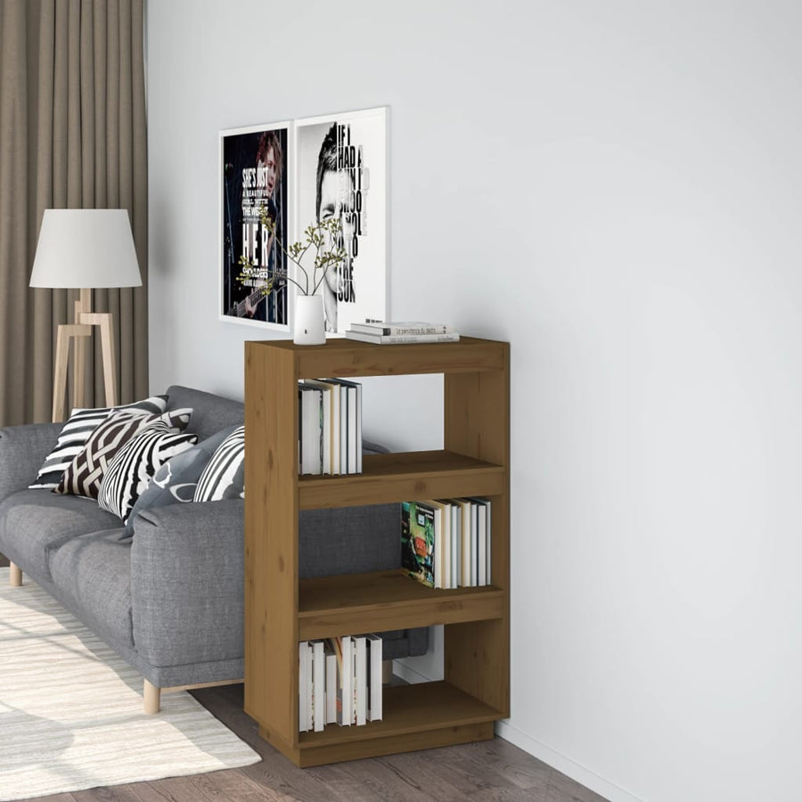 Boekenkast/Kamerscherm Grenenhout 60 x 35 x 103 cm Honingbruin