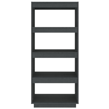 Boekenkast/Kamerscherm Massief Grenenhout 60 x 35 x 135 cm Grijs