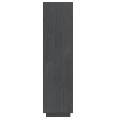 Boekenkast/Kamerscherm Massief Grenenhout 60 x 35 x 135 cm Grijs