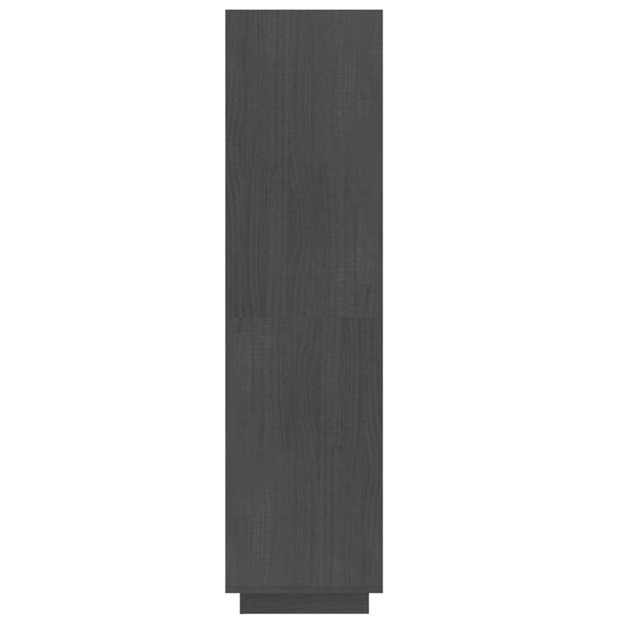 Boekenkast/Kamerscherm Massief Grenenhout 60 x 35 x 135 cm Grijs