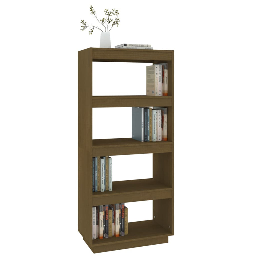 Boekenkast/Kamerscherm Grenenhout 60 x 35 x 135 cm Honingbruin