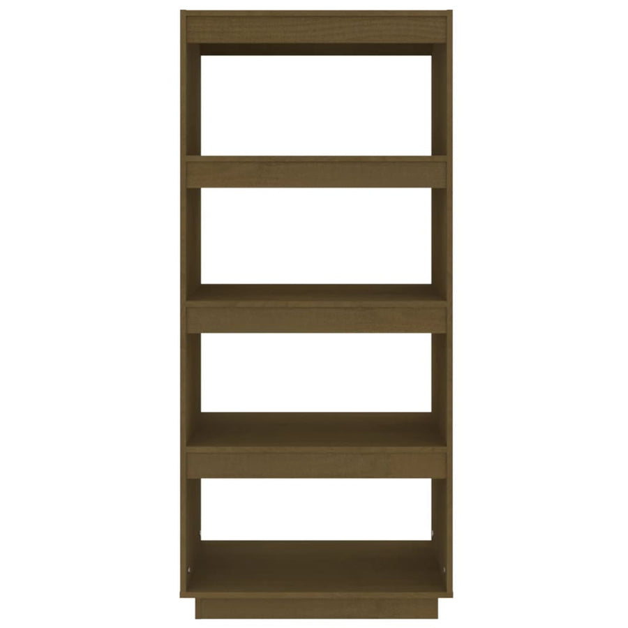 Boekenkast/Kamerscherm Grenenhout 60 x 35 x 135 cm Honingbruin
