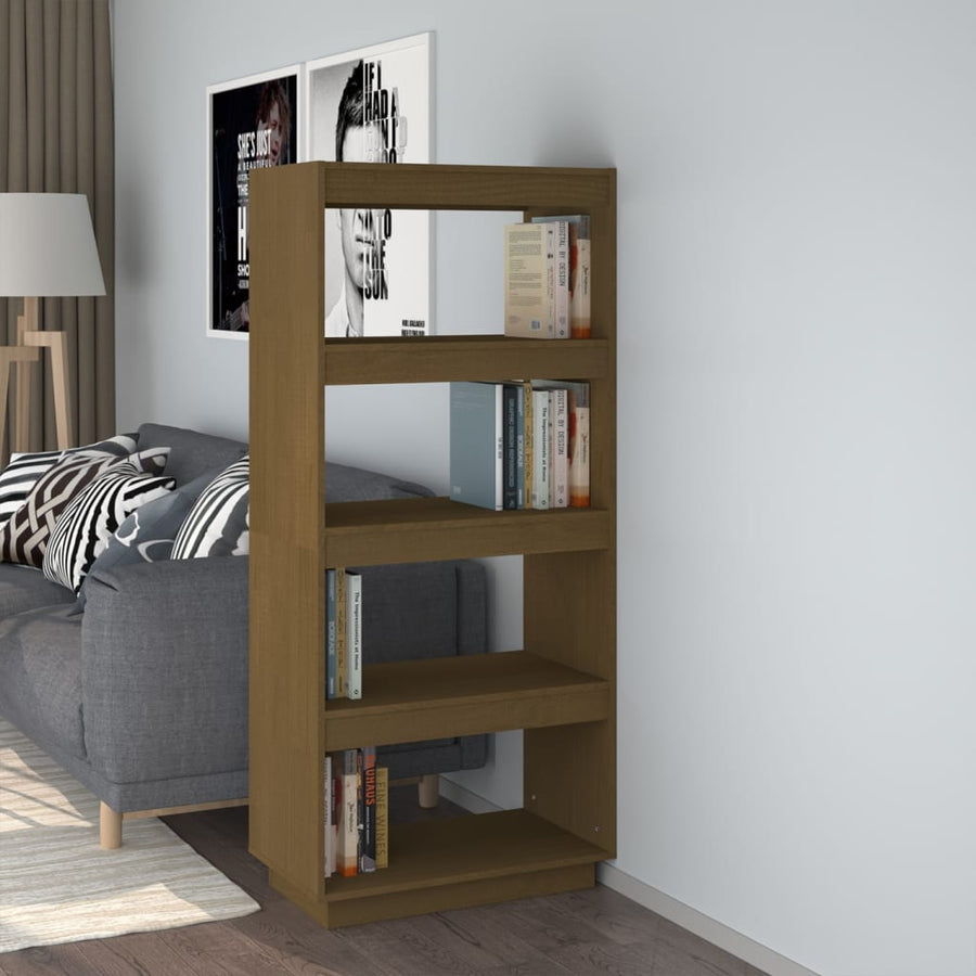 Boekenkast/Kamerscherm Grenenhout 60 x 35 x 135 cm Honingbruin