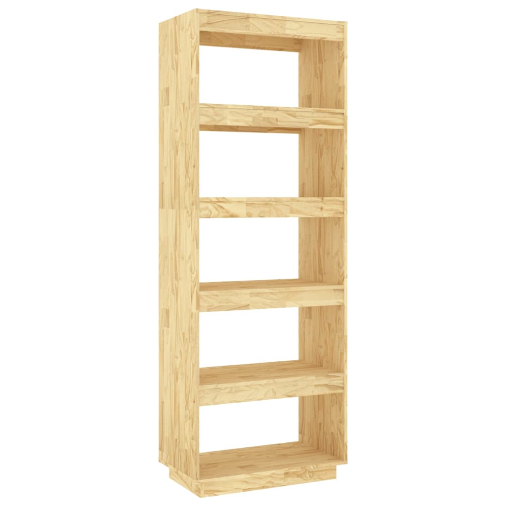 Boekenkast / Kamerscherm Massief Grenenhout 60 x 35 x 167 cm Naturel