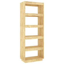 Boekenkast / Kamerscherm Massief Grenenhout 60 x 35 x 167 cm Naturel