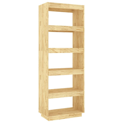 Boekenkast / Kamerscherm Massief Grenenhout 60 x 35 x 167 cm Naturel
