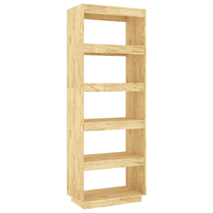 Boekenkast / Kamerscherm Massief Grenenhout 60 x 35 x 167 cm Naturel
