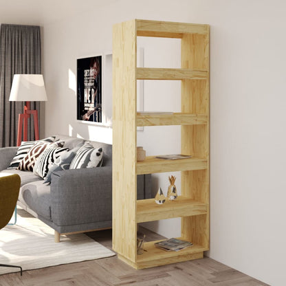Boekenkast / Kamerscherm Massief Grenenhout 60 x 35 x 167 cm Naturel