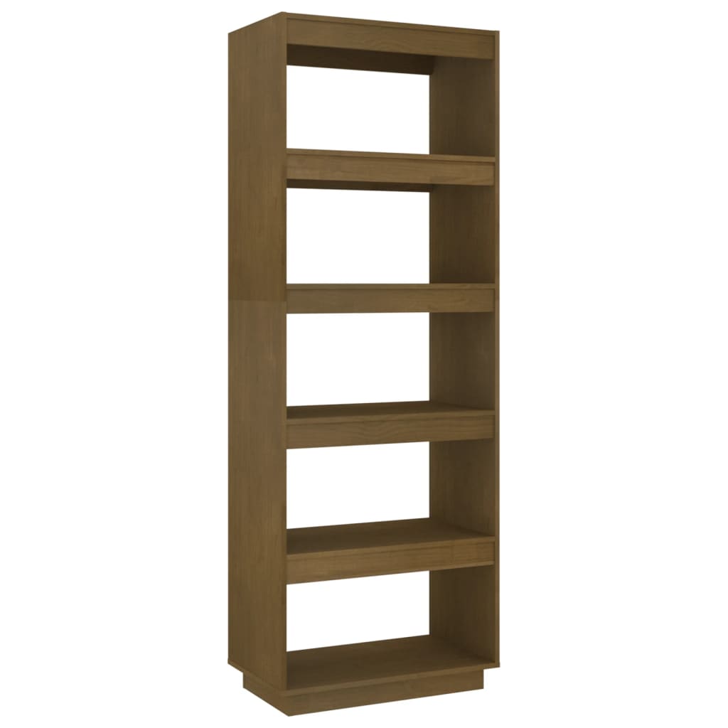 Boekenkast/kamerscherm 60x35x167 cm grenenhout honingbruin 60 x 35 x 167 cm Honingbruin