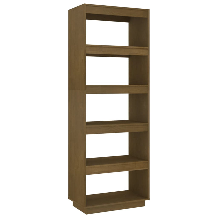 Boekenkast/kamerscherm 60x35x167 cm grenenhout honingbruin 60 x 35 x 167 cm Honingbruin