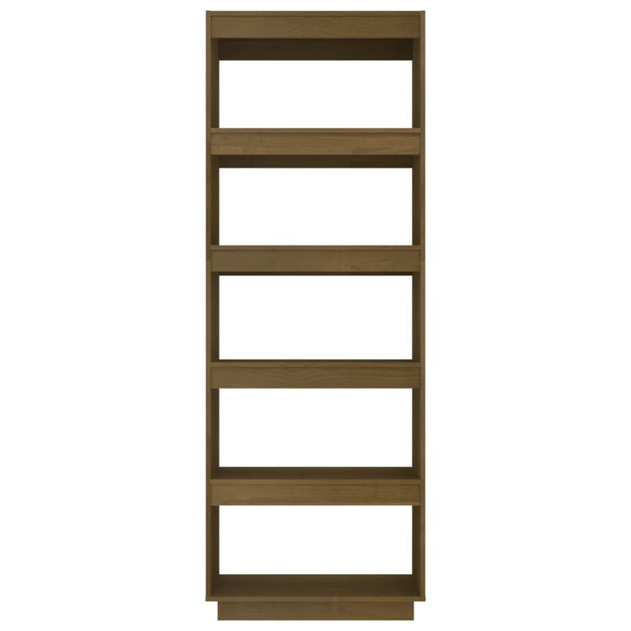 Boekenkast/kamerscherm 60x35x167 cm grenenhout honingbruin 60 x 35 x 167 cm Honingbruin