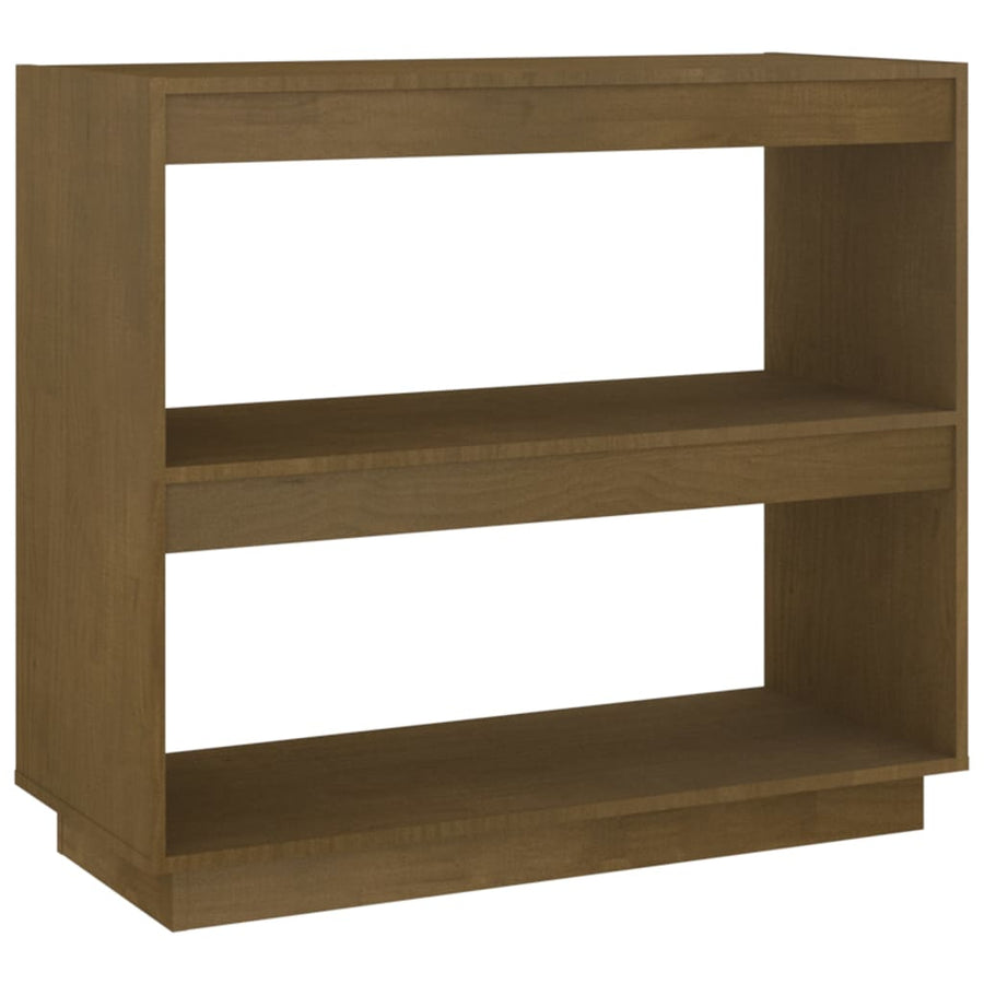 Boekenkast Massief Grenenhout 80 x 35 x 71 cm Honingbruin