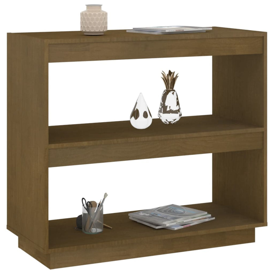 Boekenkast Massief Grenenhout 80 x 35 x 71 cm Honingbruin