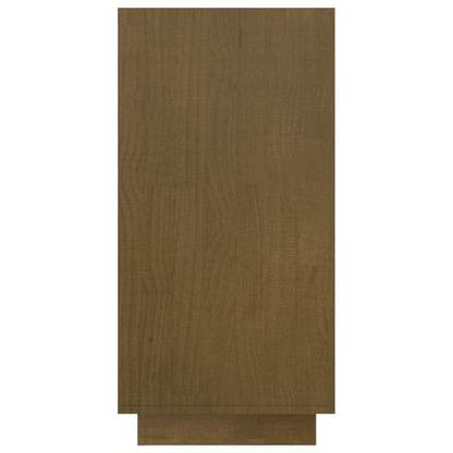 Boekenkast Massief Grenenhout 80 x 35 x 71 cm Honingbruin