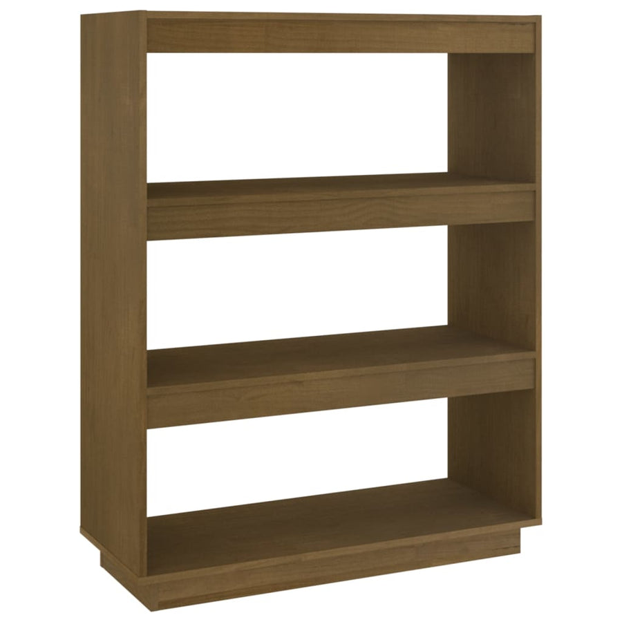 Boekenkast/kamerscherm 80x35x103 cm grenenhout honingbruin 80 x 35 x 103 cm Honingbruin