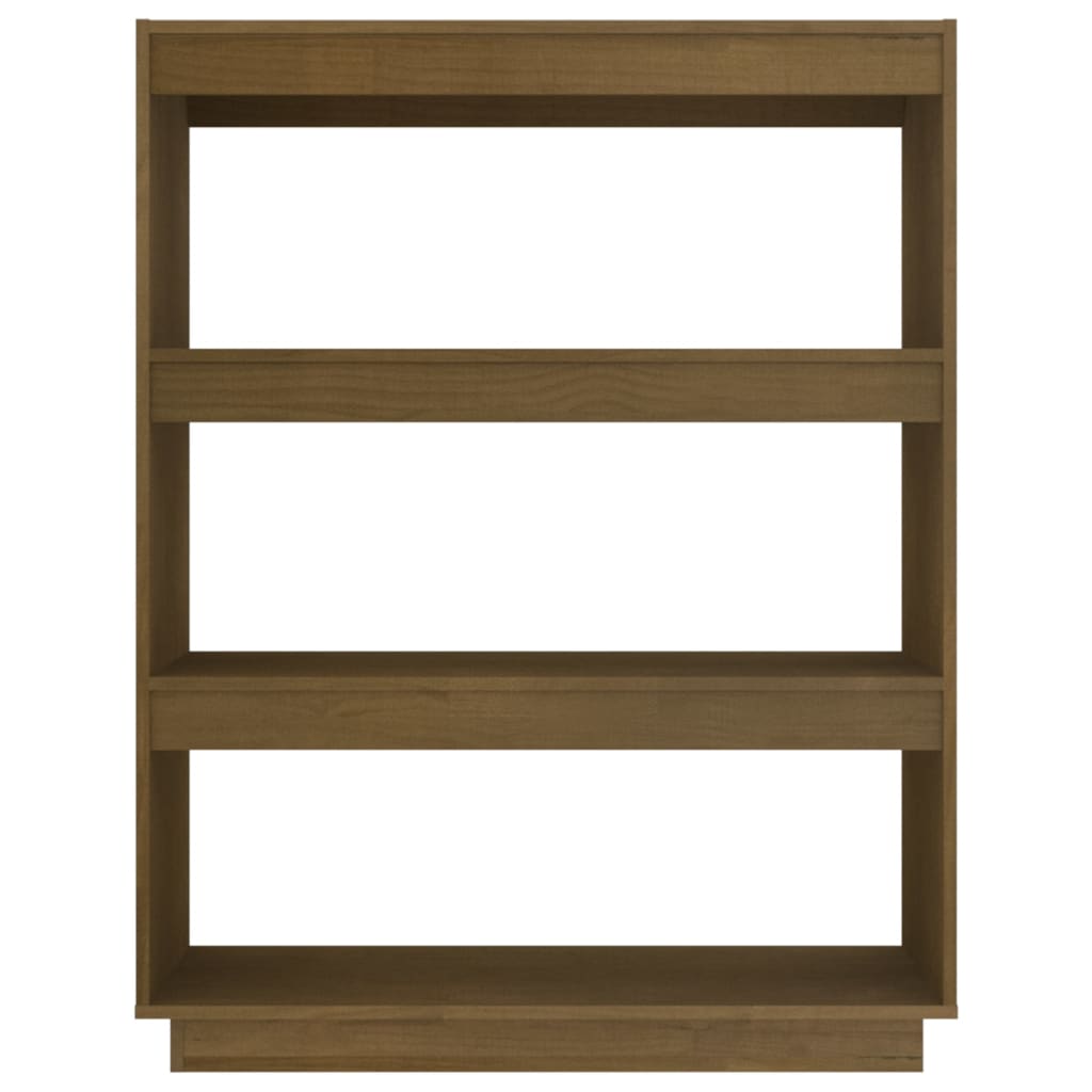 Boekenkast/kamerscherm 80x35x103 cm grenenhout honingbruin 80 x 35 x 103 cm Honingbruin
