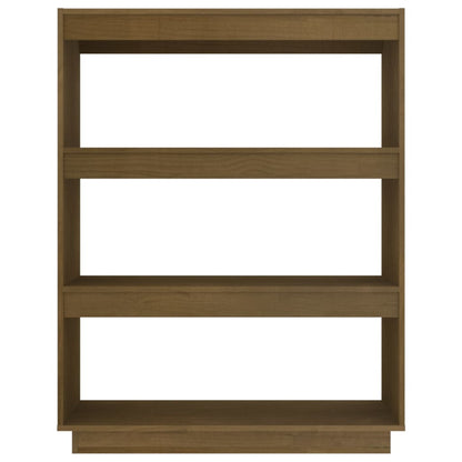 Boekenkast/kamerscherm 80x35x103 cm grenenhout honingbruin 80 x 35 x 103 cm Honingbruin