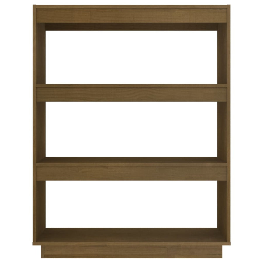 Boekenkast/kamerscherm 80x35x103 cm grenenhout honingbruin 80 x 35 x 103 cm Honingbruin