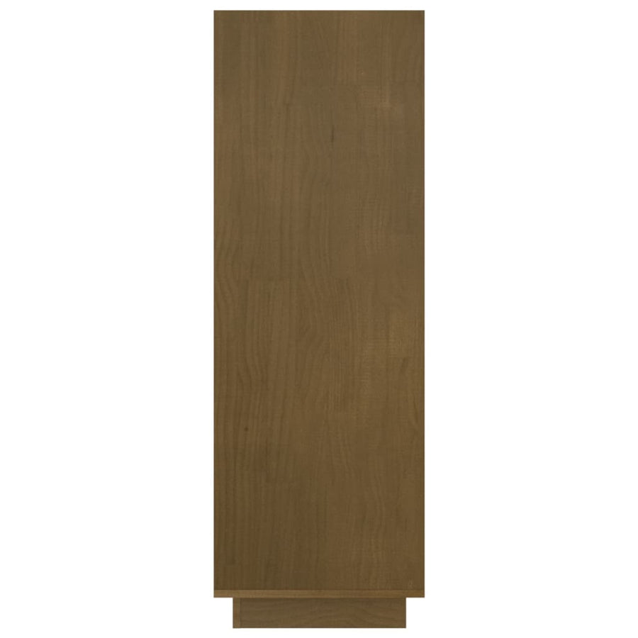Boekenkast/kamerscherm 80x35x103 cm grenenhout honingbruin 80 x 35 x 103 cm Honingbruin