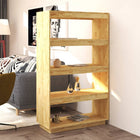 Boekenkast kamerscherm 80x35x135 cm massief grenenhout