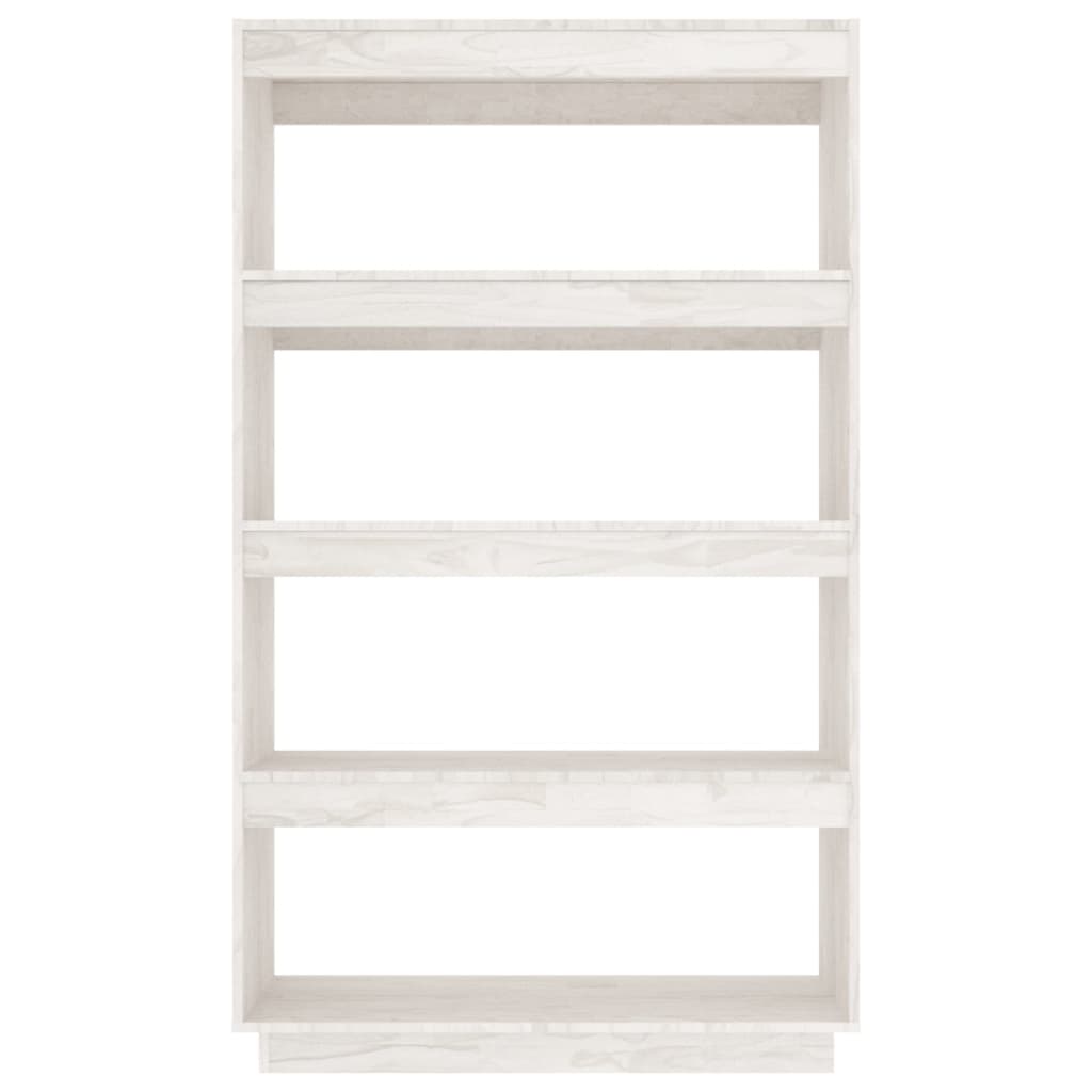 Boekenkast/Kamerscherm Massief Grenenhout 80 x 35 x 135 cm Wit