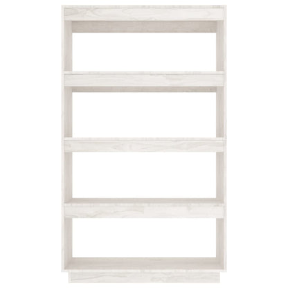 Boekenkast/Kamerscherm Massief Grenenhout 80 x 35 x 135 cm Wit
