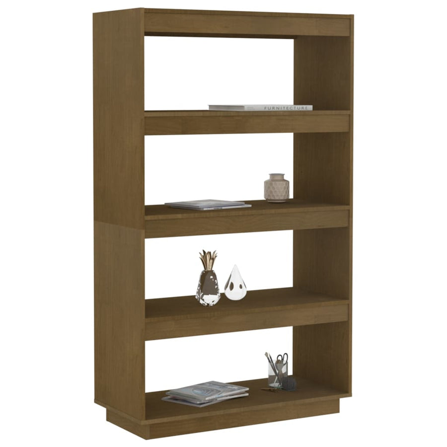 Boekenkast/Kamerscherm Grenenhout 80 x 35 x 135 cm Honingbruin