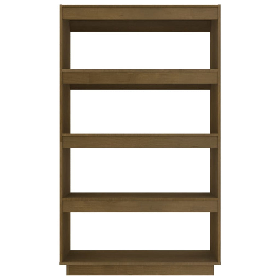 Boekenkast/Kamerscherm Grenenhout 80 x 35 x 135 cm Honingbruin