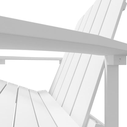 Tuinstoel Adirondack Hdpe 1 Wit
